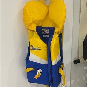 Fluid Youth Yellow and Blue Life Jacket